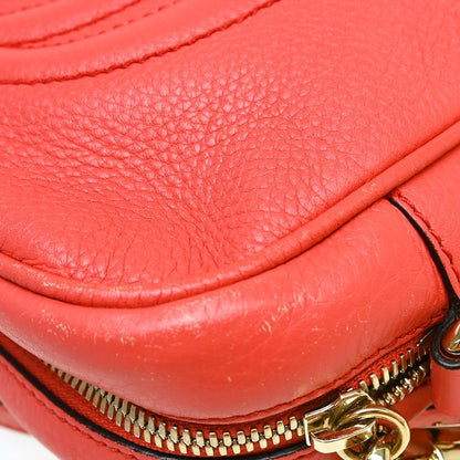 Gucci Soho Disco Crossbody Bag Leather, Pink, Leather, Shoulder Bag