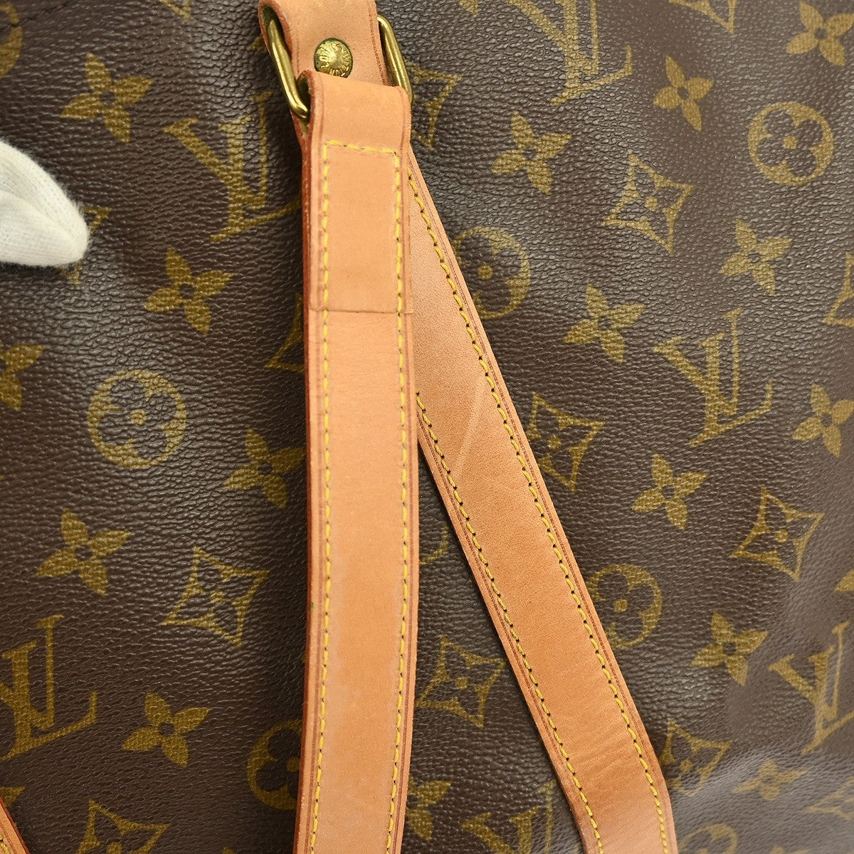 Louis Vuitton Flanerie Handbag Monogram Canvas, BROWN, CANVAS, Tote bag