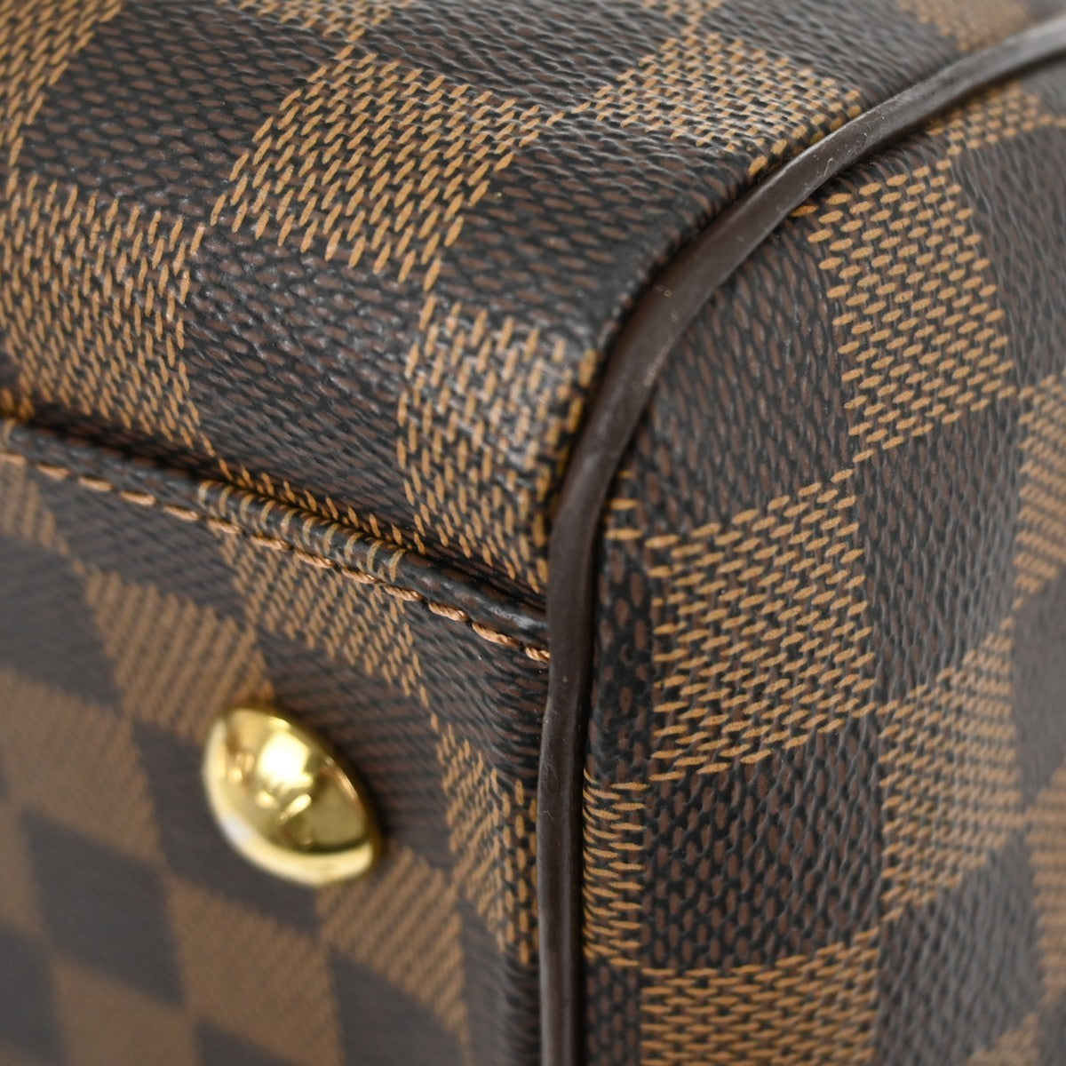 Louis Vuitton Trevi Handbag Damier, Brown, Canvas, Handbag