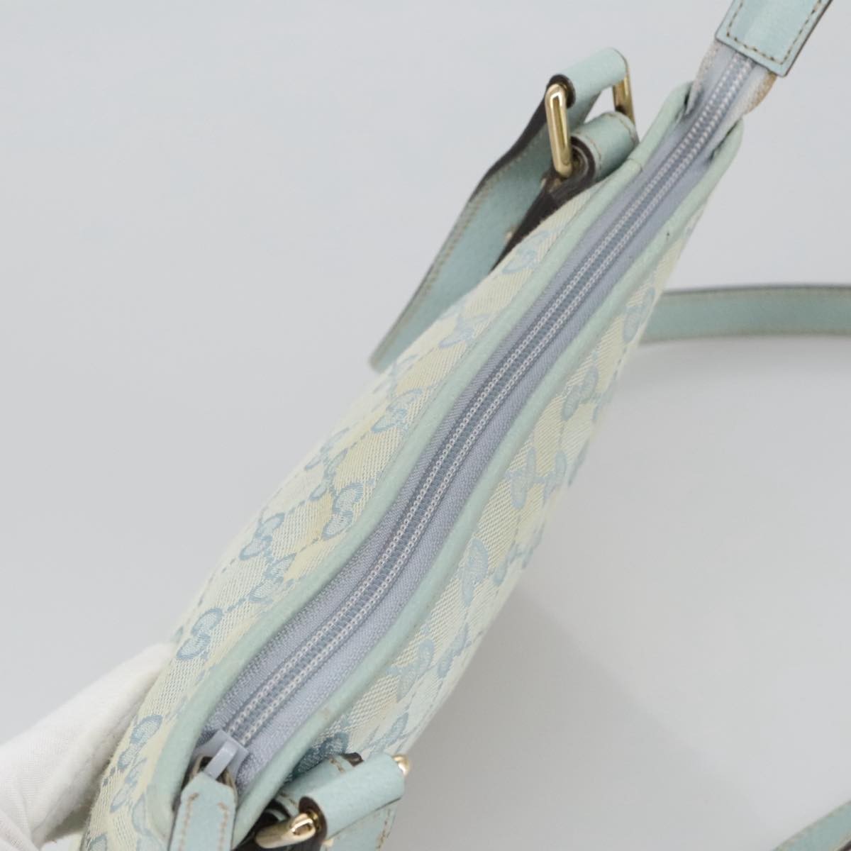 Gucci GG Canvas Bag Canvas, BLUE, CANVAS, Shoulder bag