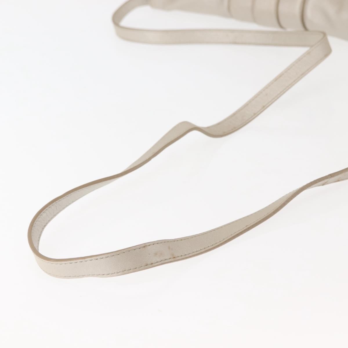 Bvlgari Chandra Flap Shoulder Bag Leather, Silver, Leather, Shoulder Bag