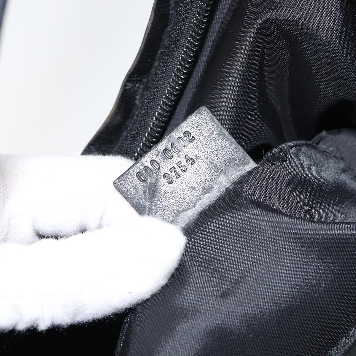 Gucci Zip Hobo Nylon, Black, Nylon, Handbag