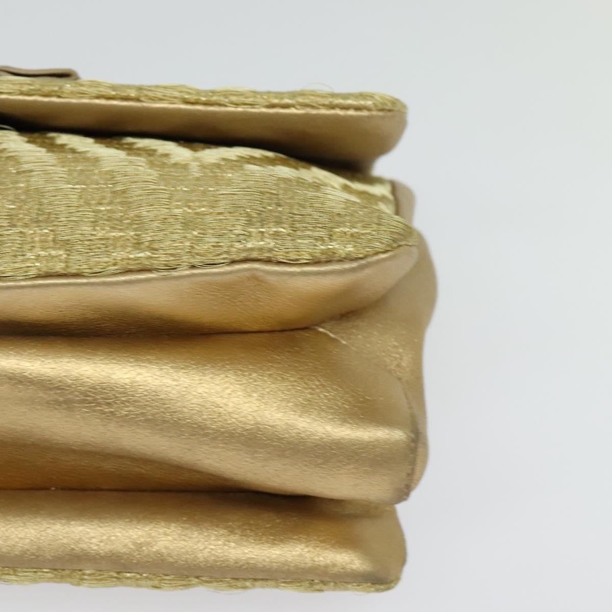 Salvatore Ferragamo Vala Shoulder Bag Leather, GOLD, LEATHER, Shoulder bag