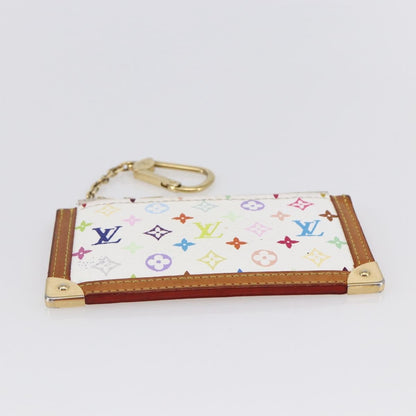 Louis Vuitton Pochette Clés Monogram Canvas, WHITE, CANVAS, Wallets