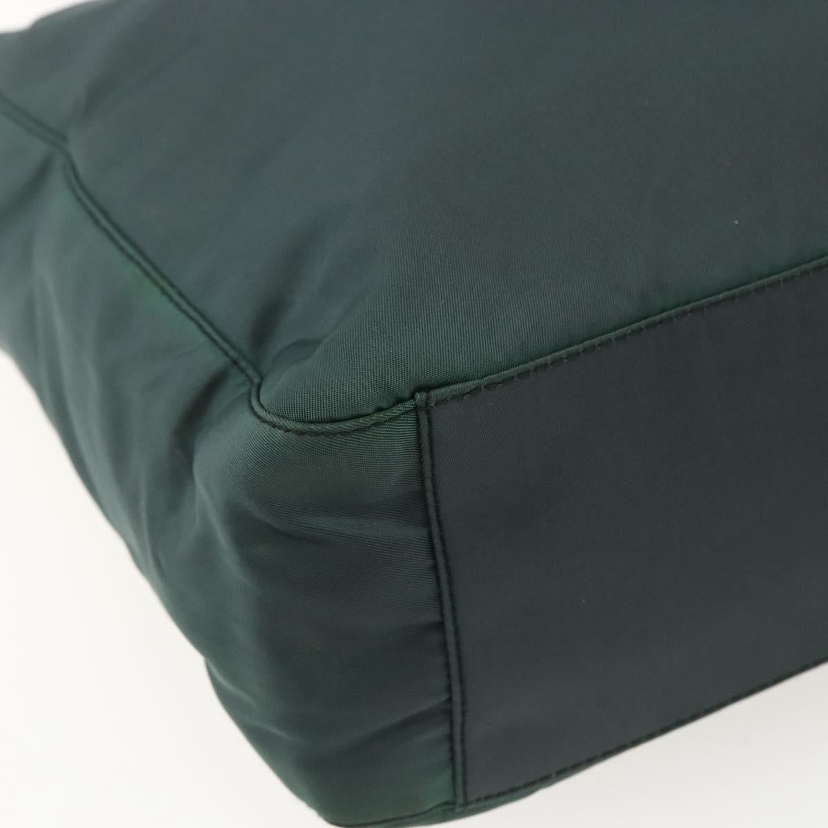 Prada Vintage Tote Tessuto, GREEN, NYLON, Tote bag