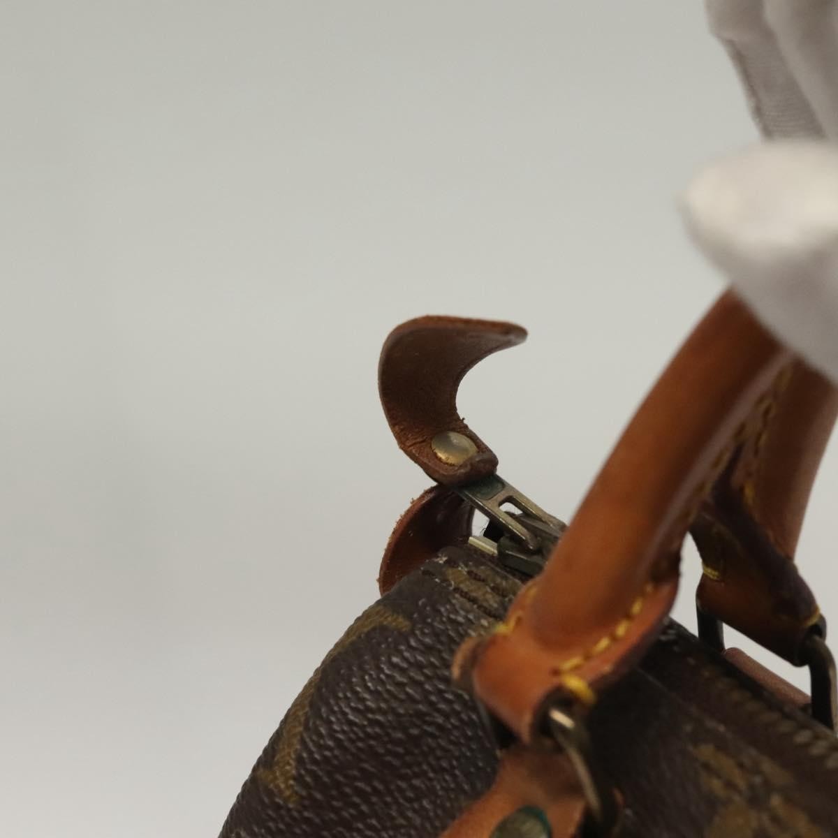 Louis Vuitton Speedy Mini HL Handbag Monogram Canvas, BROWN, CANVAS, Handbag