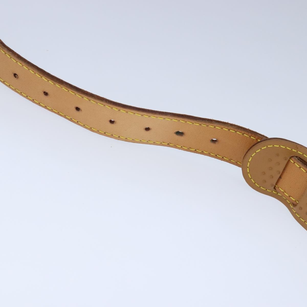 Louis Vuitton Adjustable Shoulder Strap Leather, BEIGE, LEATHER, Straps