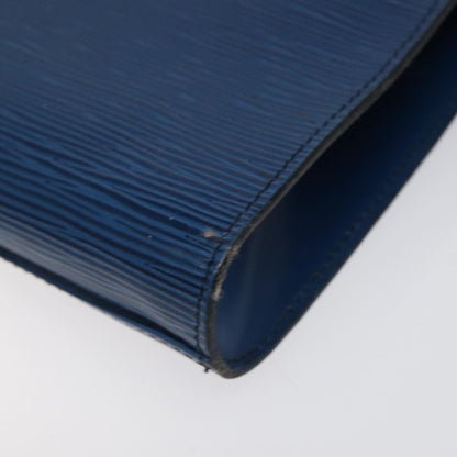 Louis Vuitton Art Deco Clutch Epi Leather, BLUE, LEATHER, Clutche & pouche