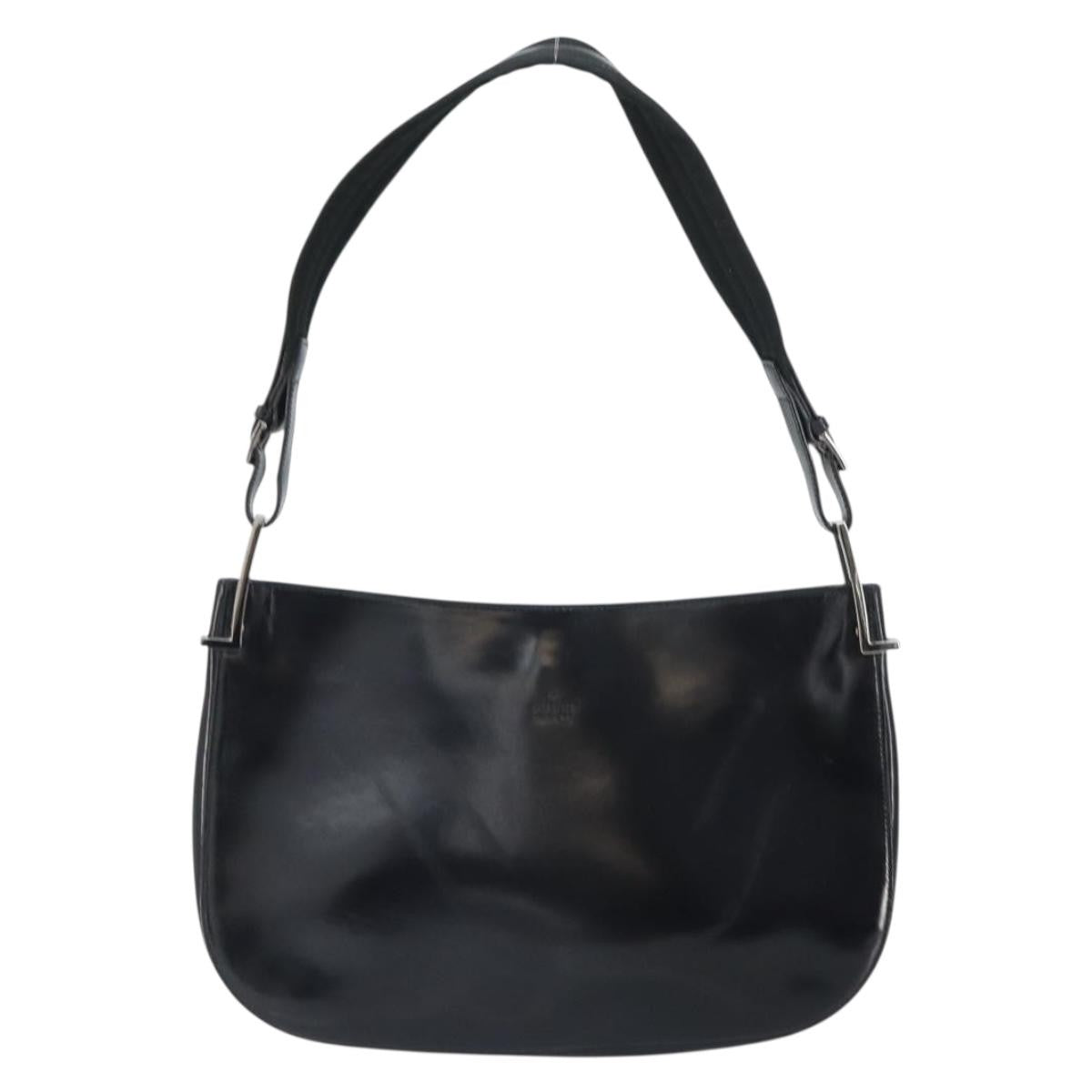 Gucci Vintage Shoulder Bag Patent leather, BLACK, PATENT_LEATHER, Shoulder bag