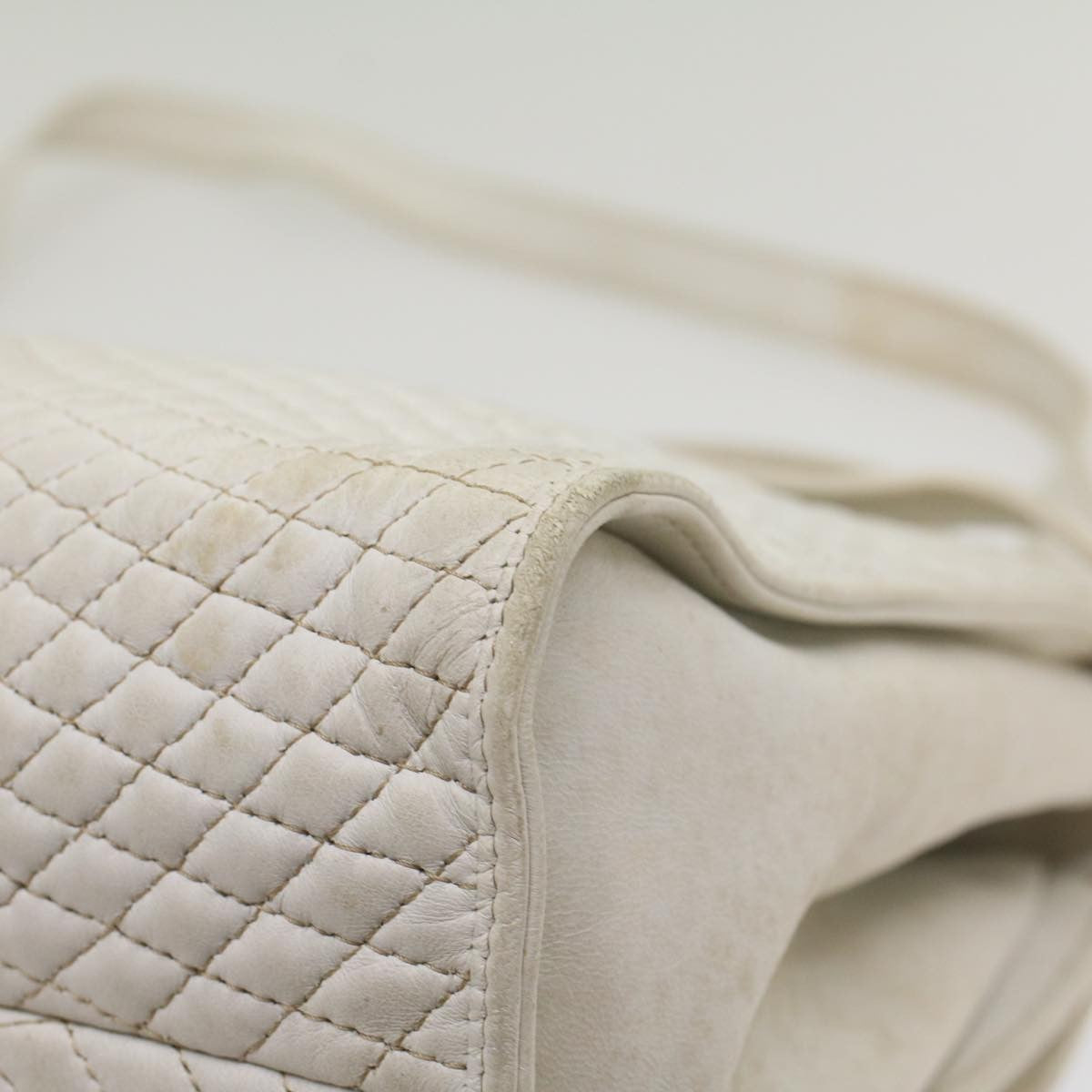 Bally Handbag Leather, WHITE, LEATHER, Handbag