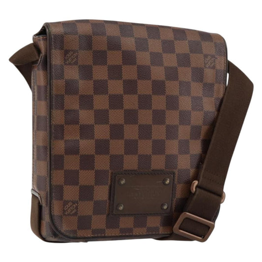 Louis Vuitton Brooklyn Handbag Damier, BROWN, CANVAS, Shoulder bag