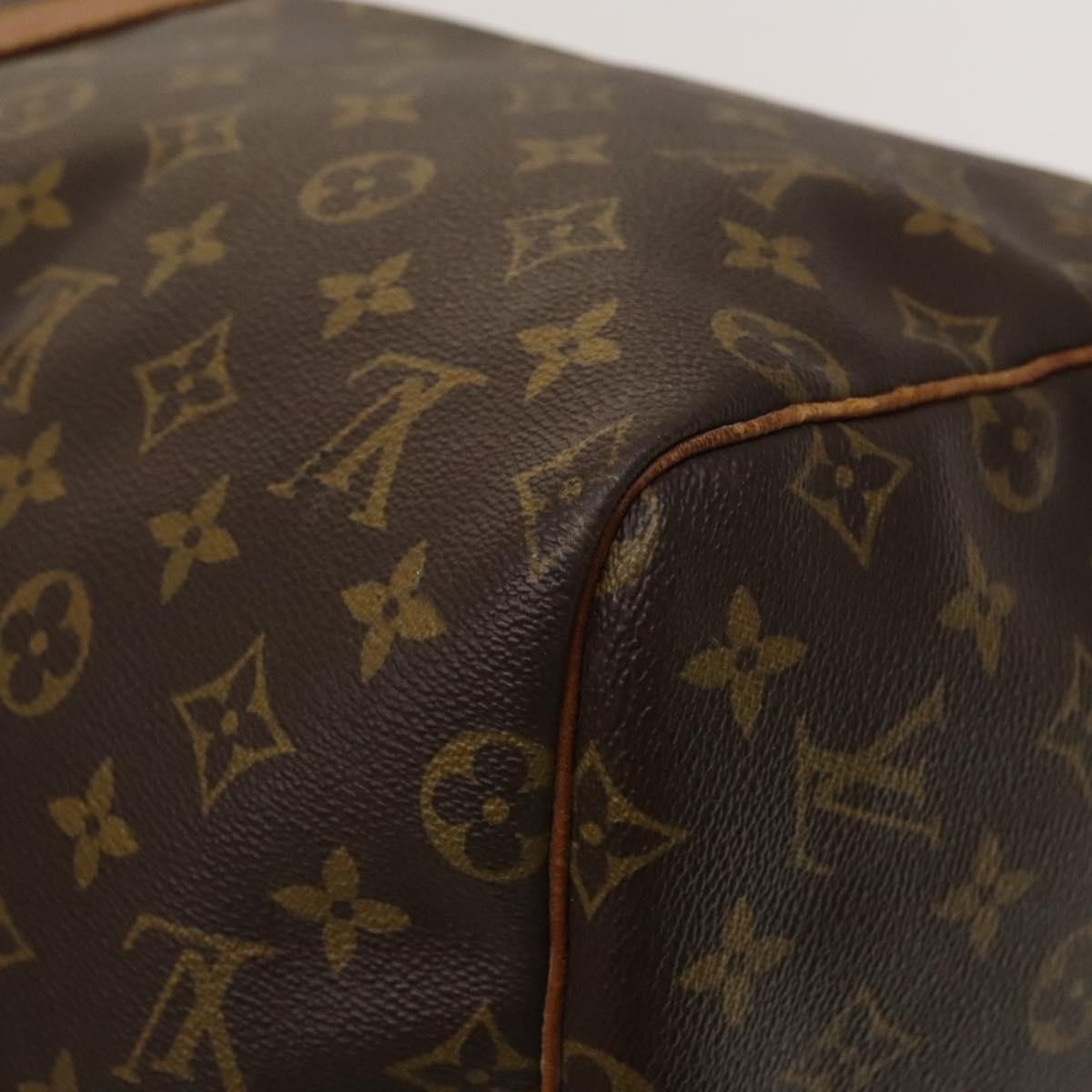 Louis Vuitton Keepall Bandouliere Bag Monogram Canvas, BROWN, CANVAS, Travel bag