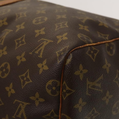 Louis Vuitton Keepall Bandouliere Bag Monogram Canvas, BROWN, CANVAS, Travel bag