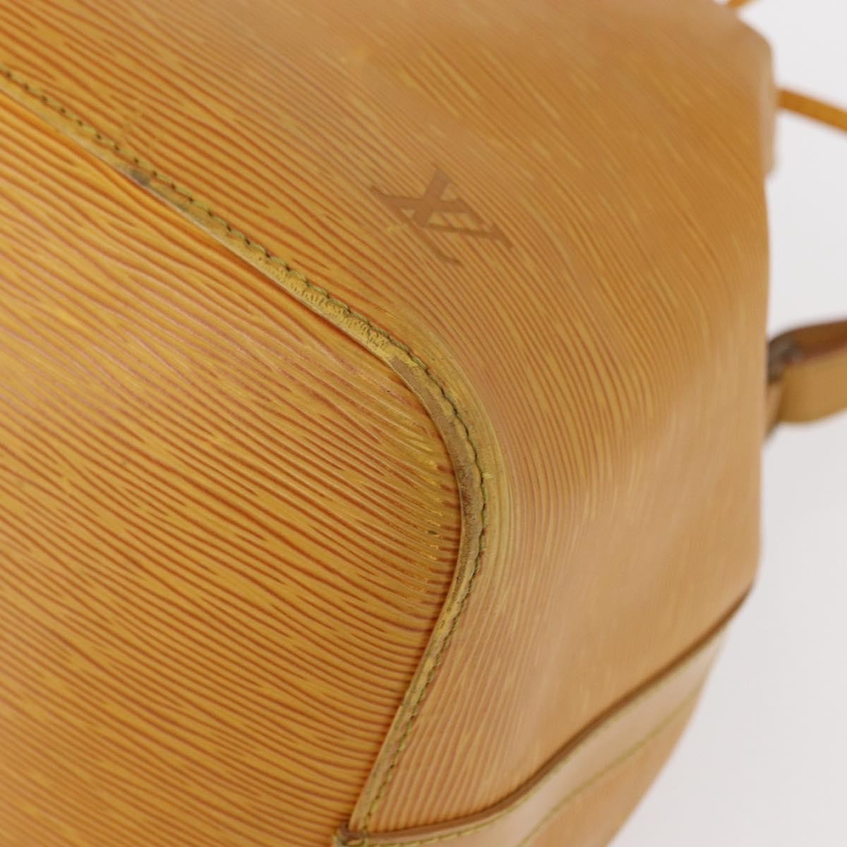Louis Vuitton Petit Noe Handbag Epi Leather, YELLOW, LEATHER, Shoulder bag