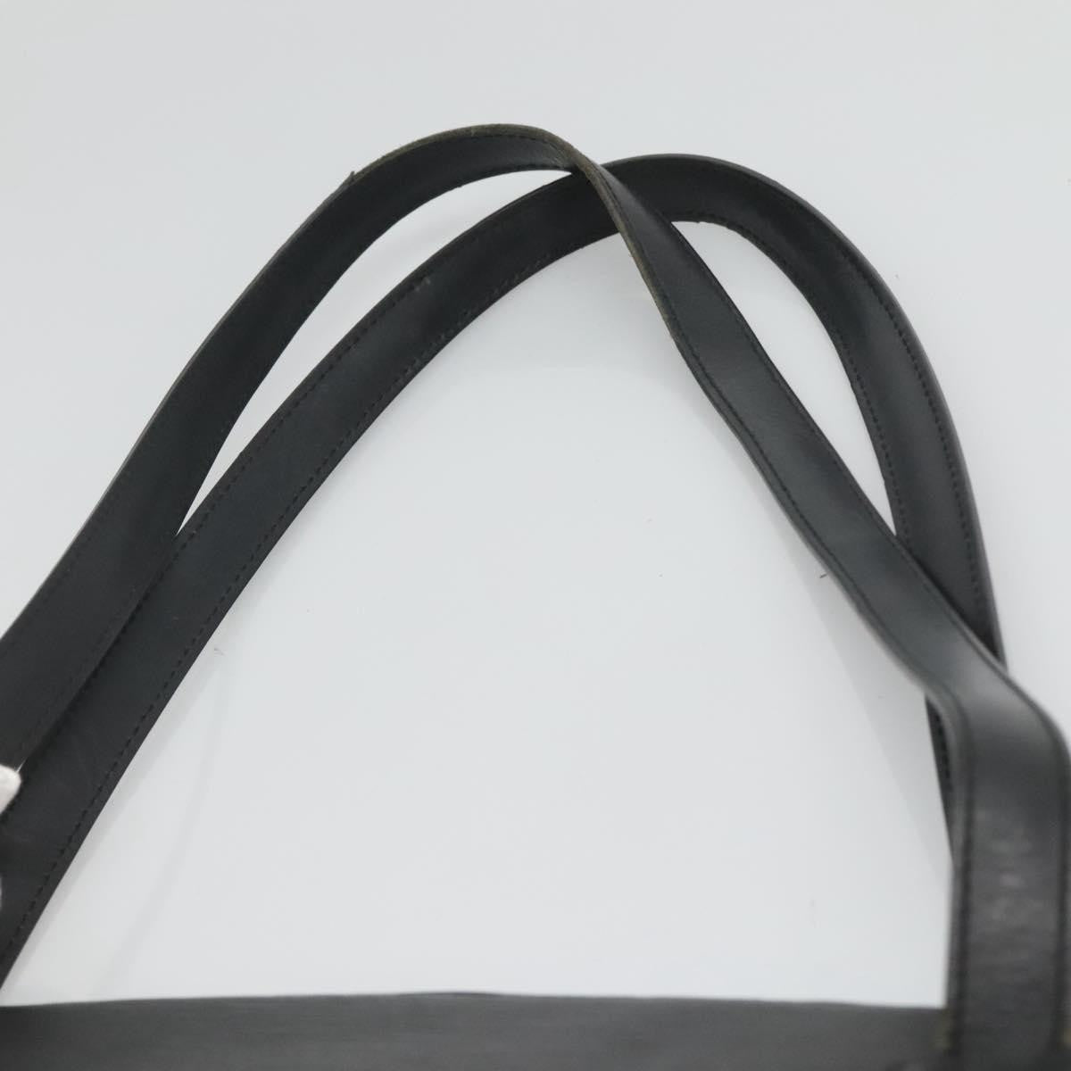 Louis Vuitton Saint Jacques Handbag Epi Leather, BLACK, LEATHER, Shoulder bag