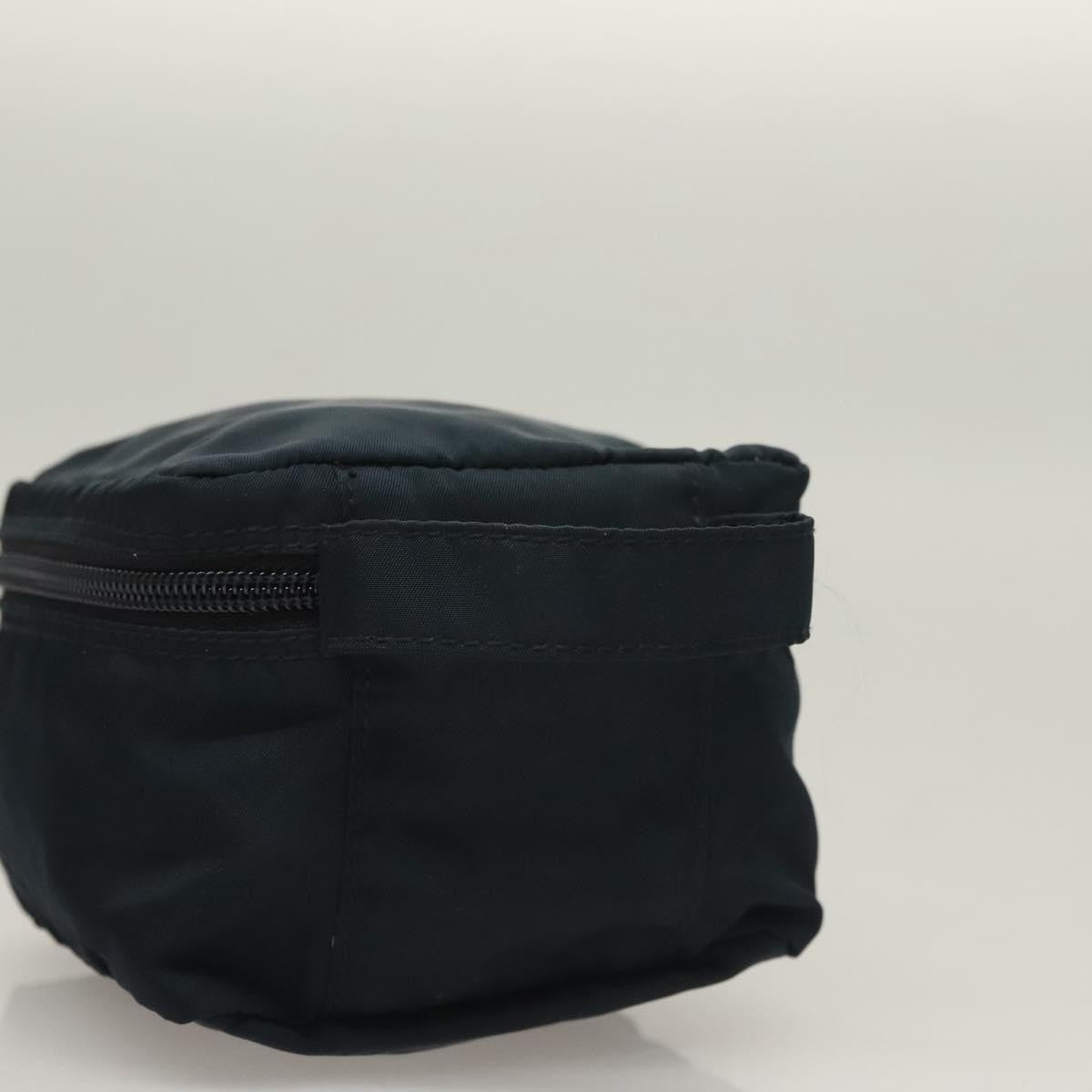 Prada Zip Around Toiletry Bag Tessuto, Navy, Nylon, Clutch