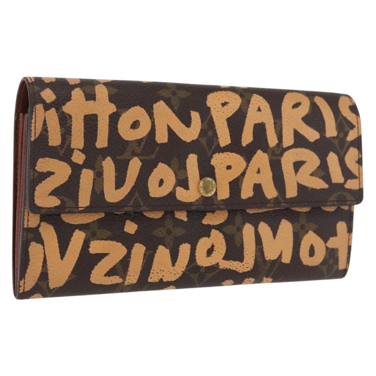 Louis Vuitton Vintage Sarah Wallet Monogram Canvas, ORANGE, CANVAS, Wallets