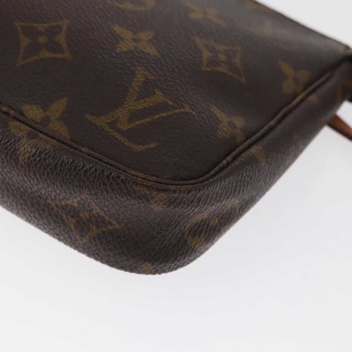 Louis Vuitton Pochette Accessoires NM Monogram Canvas, BROWN, CANVAS, Clutche & pouche