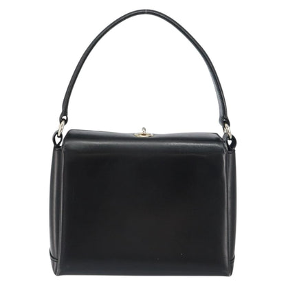 Gucci Vintage Convertible Box Crossbody Bag Leather, BLACK, LEATHER, Handbag