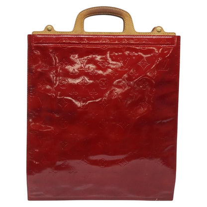 Louis Vuitton Stanton Handbag Monogram Vernis, RED, PATENT_LEATHER, Tote bag