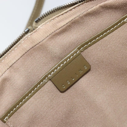 Celine C Macadam Shoulder bag Canvas, KHAKI, CANVAS, Shoulder bag