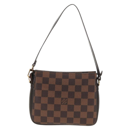 Louis Vuitton Trousse Make Up Bag Damier, BROWN, CANVAS, Clutche & pouche