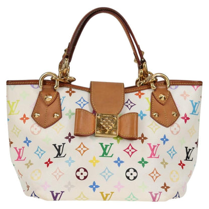 Louis Vuitton Annie Handbag Monogram Multicolor, WHITE, CANVAS, Tote bag