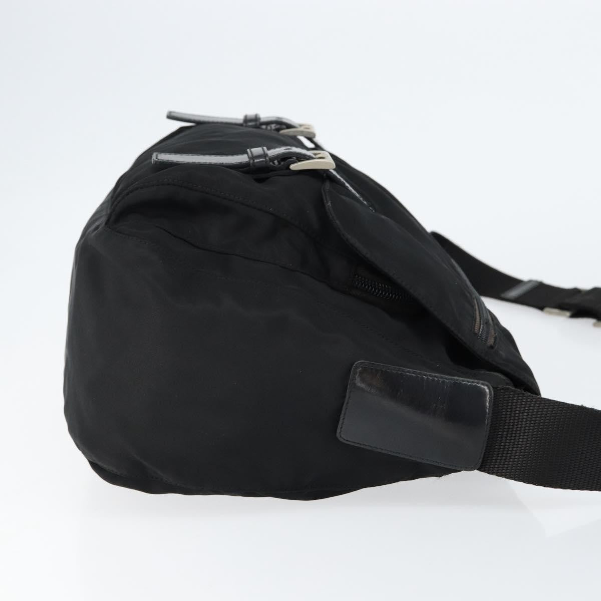 Prada SHOULDER BAG NYLON Black, BLACK, NYLON, Shoulder bag