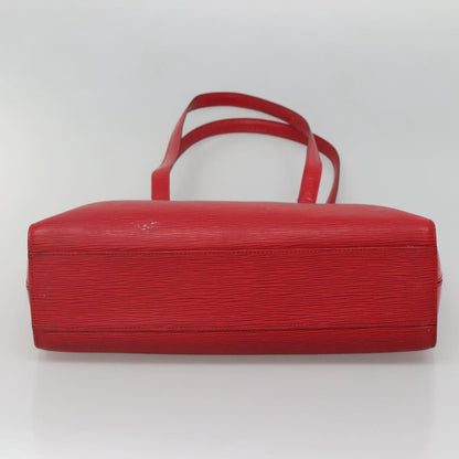 Louis Vuitton Duplex Bag Epi Leather, RED, LEATHER, Handbag