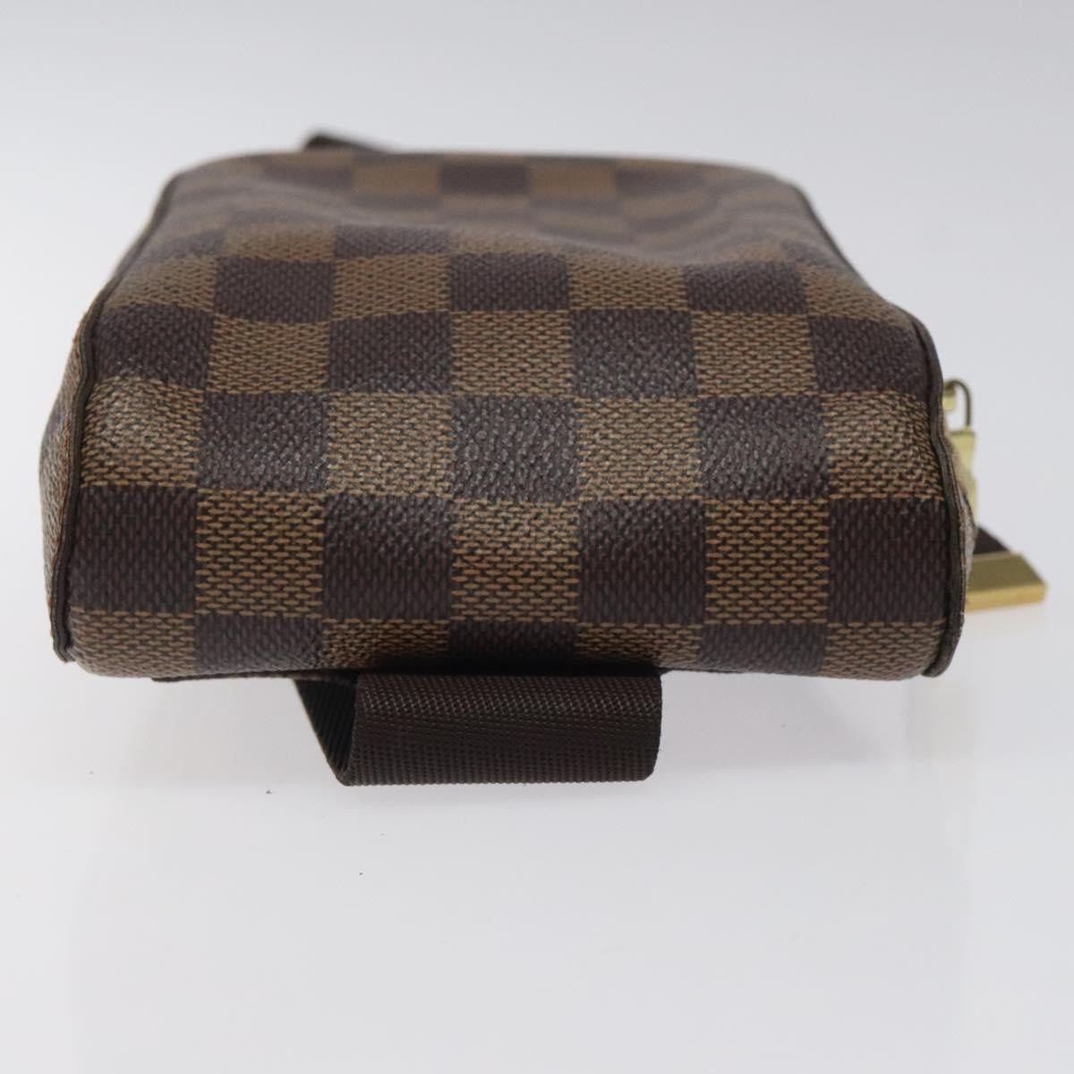 Louis Vuitton Geronimos Waist Bag Damier, BROWN, CANVAS, Shoulder bag