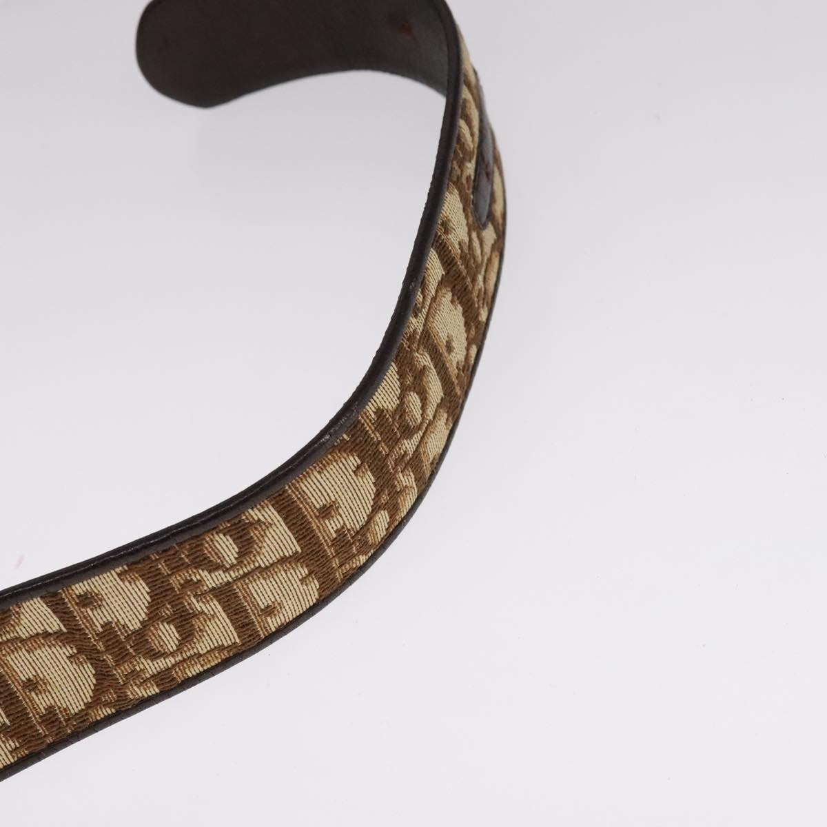 Christian Dior D Buckle Belt Canvas and Leather, BROWN, CANVAS, Belts