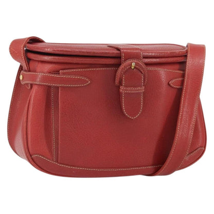 Gucci Vintage Shoulder Bag Leather, RED, LEATHER, Shoulder bag