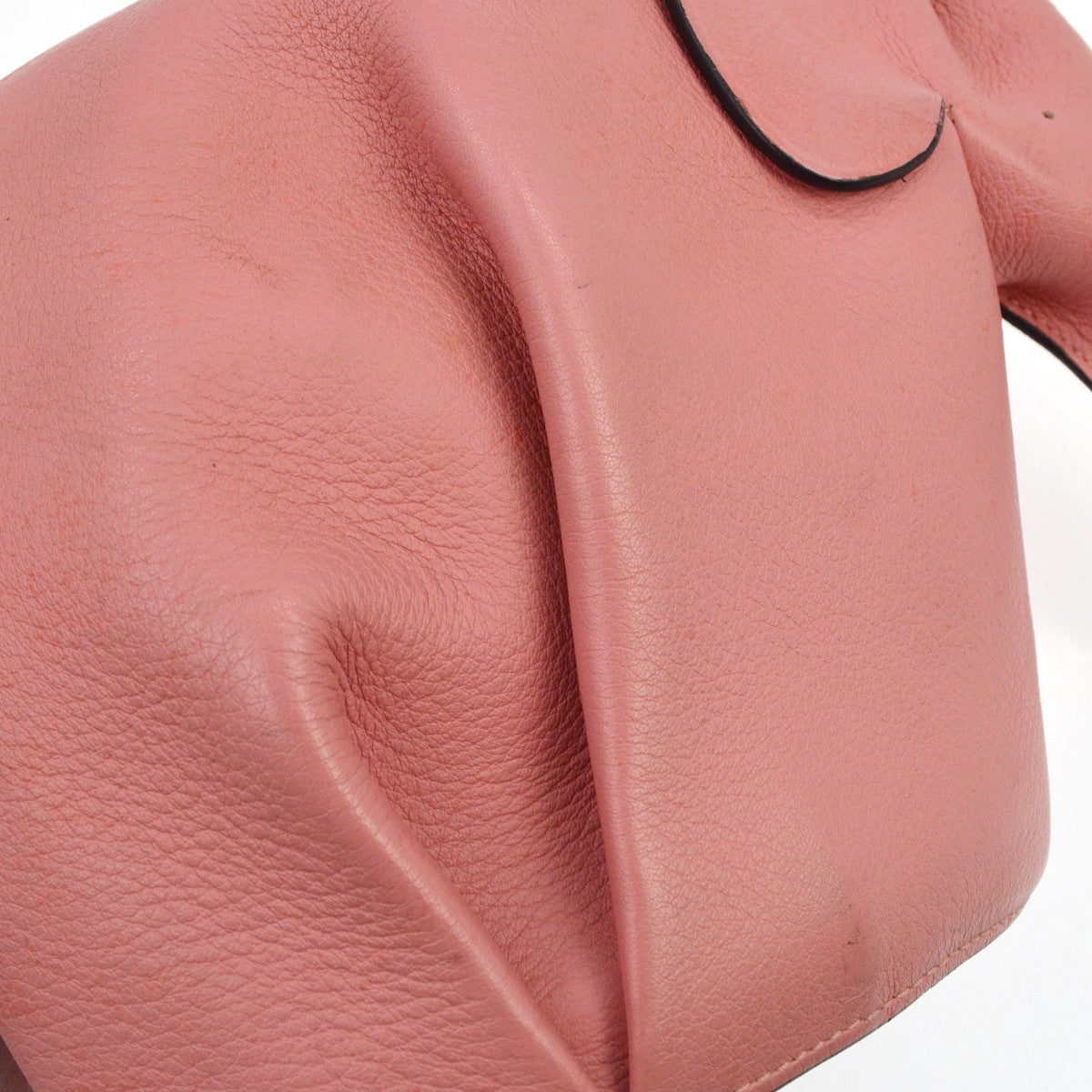 Loewe Elephant Crossbody Bag Leather, Pink, Leather, Shoulder Bag