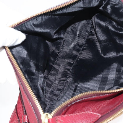 Burberry Shoulder Bag Leather, RED, LEATHER, Shoulder bag