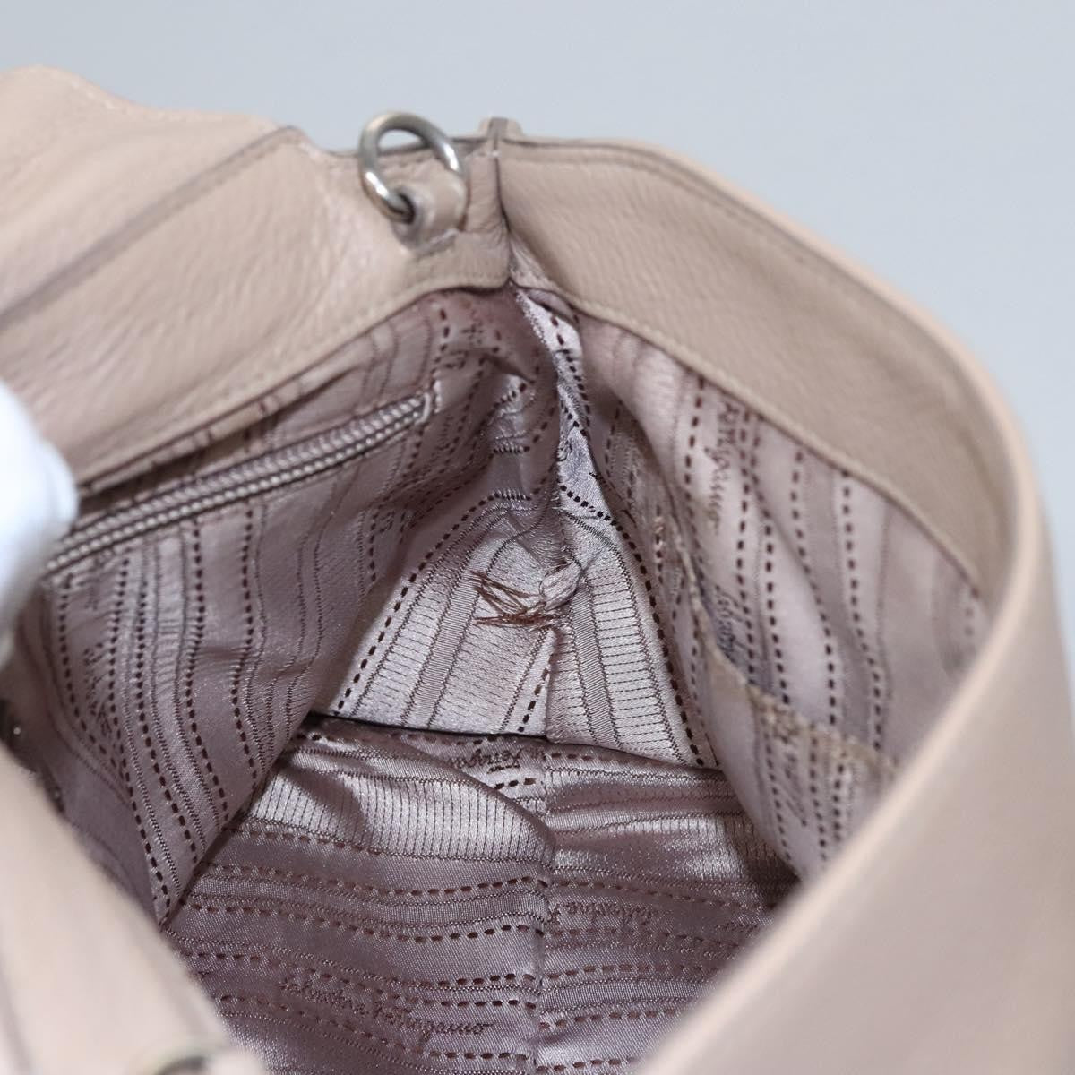 Salvatore Ferragamo Sofia Satchel Leather, BEIGE, LEATHER, Handbag