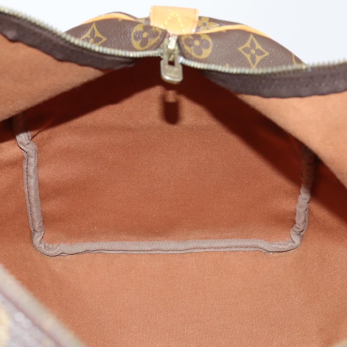 Louis Vuitton Keepall Bag Monogram Canvas, BROWN, CANVAS, Travel bag