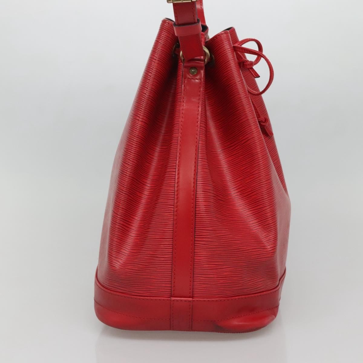 Louis Vuitton Noe Handbag Epi leather, RED, LEATHER, Handbag