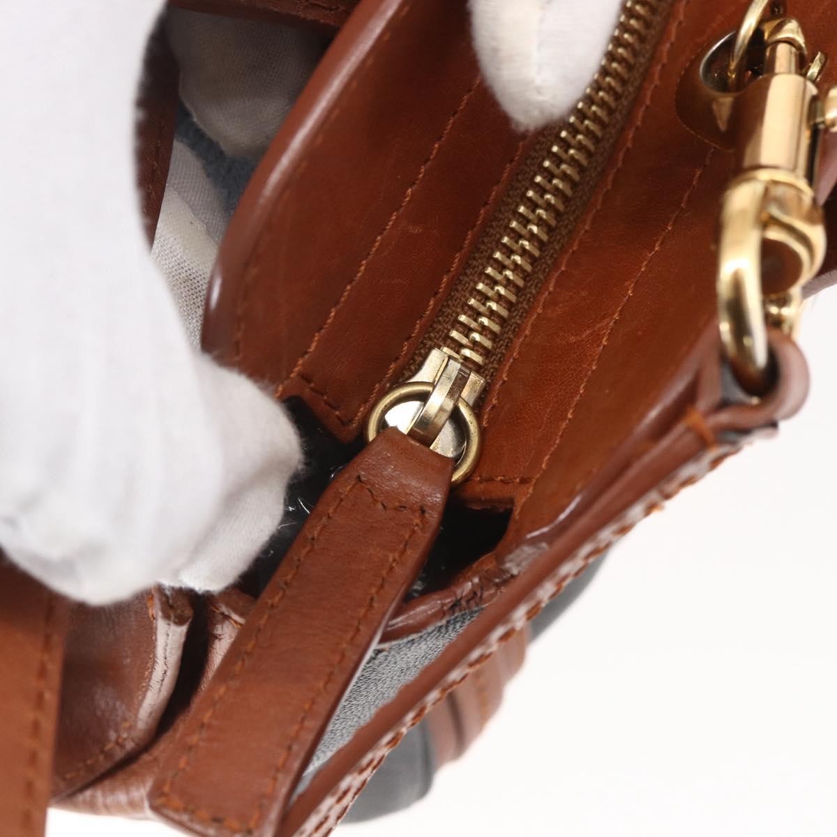 Chloe Alice Satchel Leather, BROWN, LEATHER, Handbag