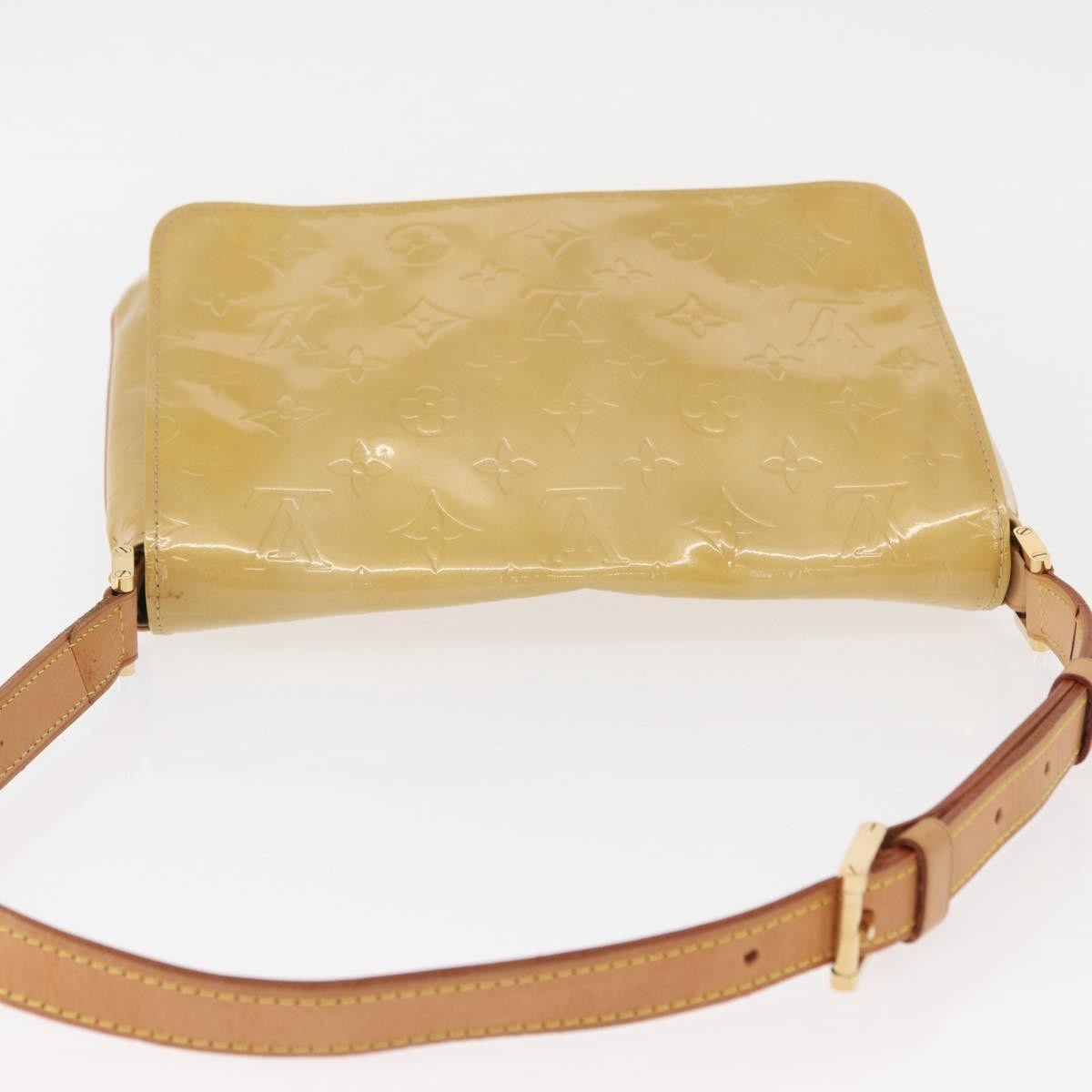 Louis Vuitton Thompson Street Handbag Monogram Vernis, BEIGE, PATENT_LEATHER, Shoulder bag