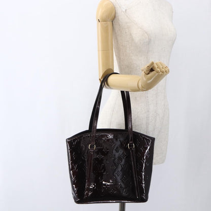 Louis Vuitton Avalon Handbag Monogram Vernis, PURPLE, PATENT_LEATHER, Tote bag