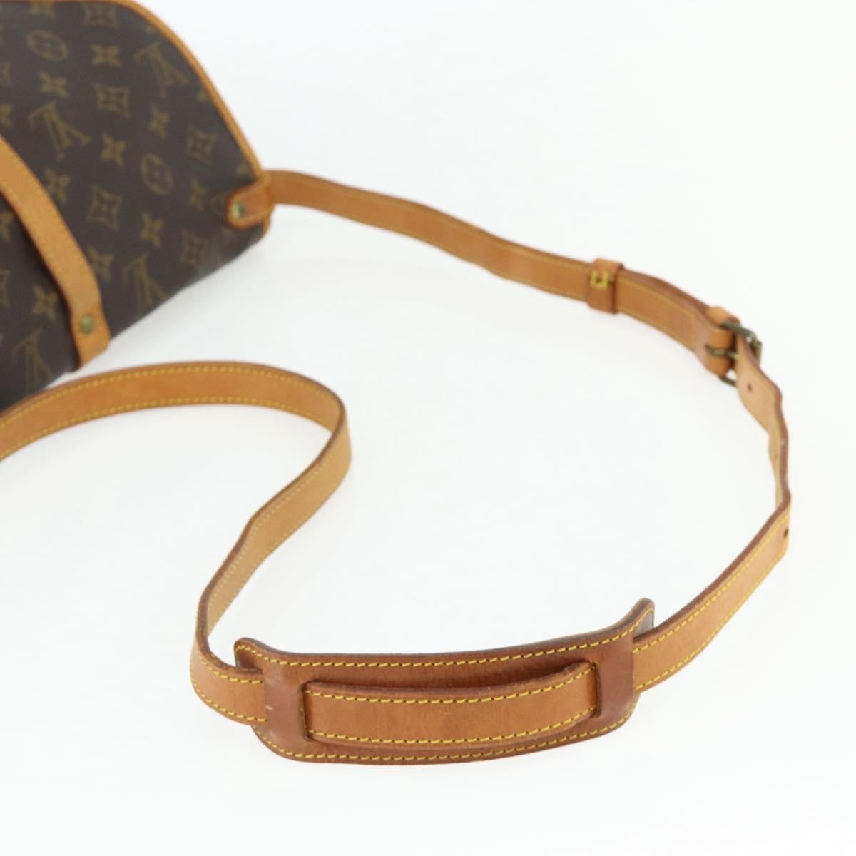 Louis Vuitton Saumur Handbag Monogram Canvas, Brown, Canvas, Shoulder Bag