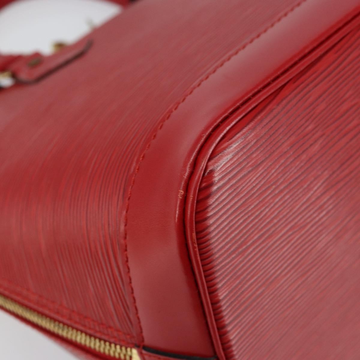 Louis Vuitton Alma Handbag Epi Leather, RED, LEATHER, Handbag