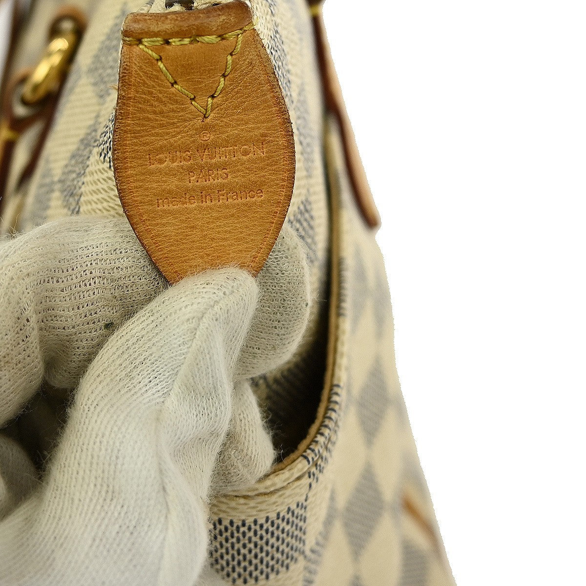 Louis Vuitton Totally Handbag Damier, WHITE, CANVAS, Tote bag