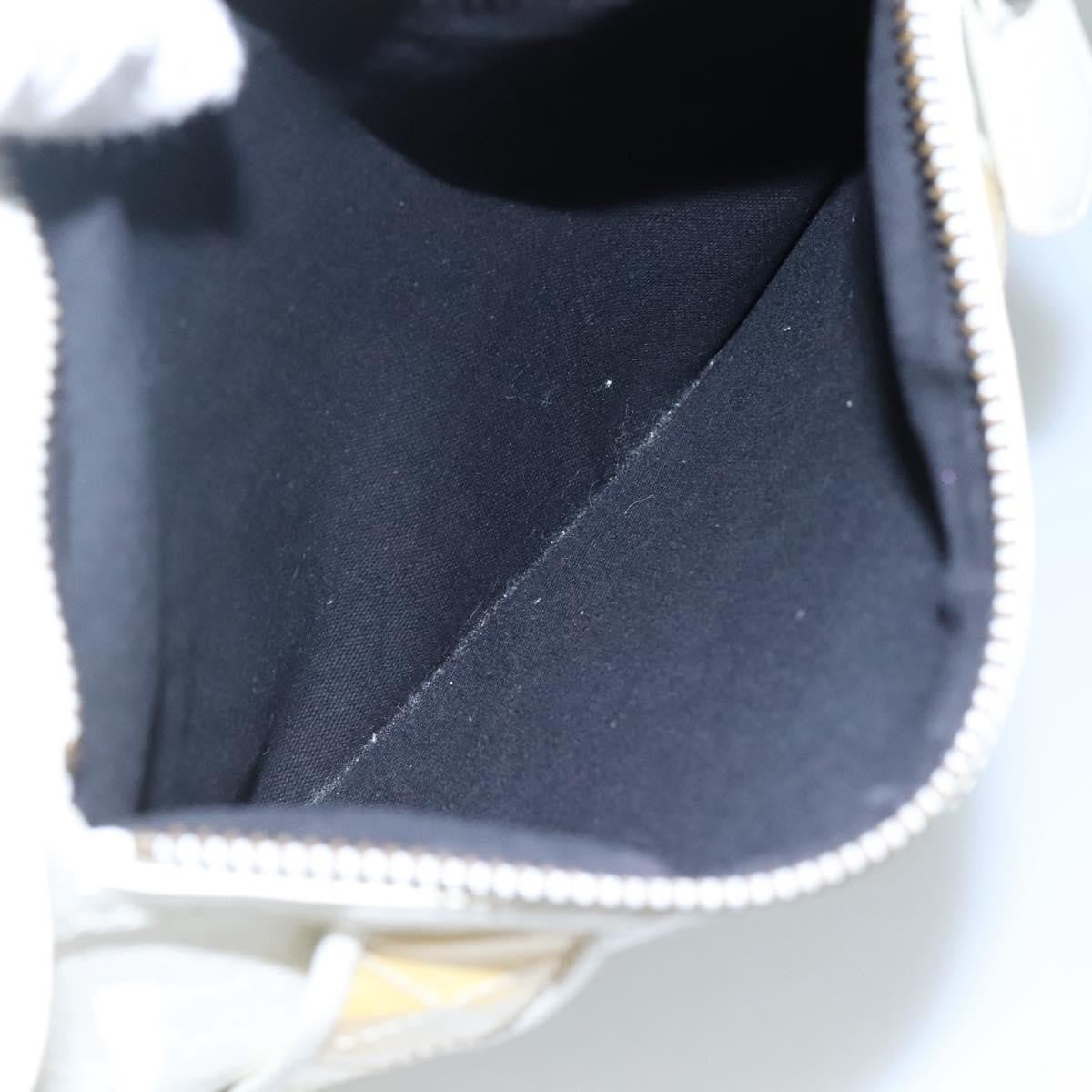 Burberry Vintage Shoulder Bag Leather, WHITE, LEATHER, Shoulder bag