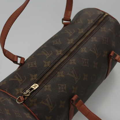Louis Vuitton Papillon Handbag Monogram Canvas, BROWN, CANVAS, Handbag