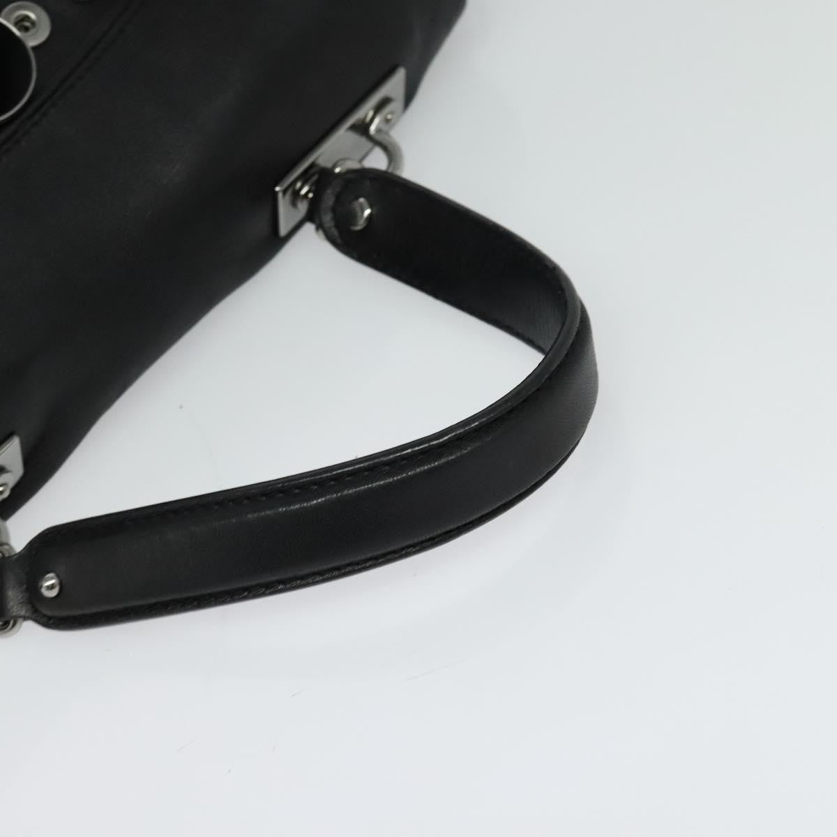 Celine Handbag Leather, BLACK, LEATHER, Handbag