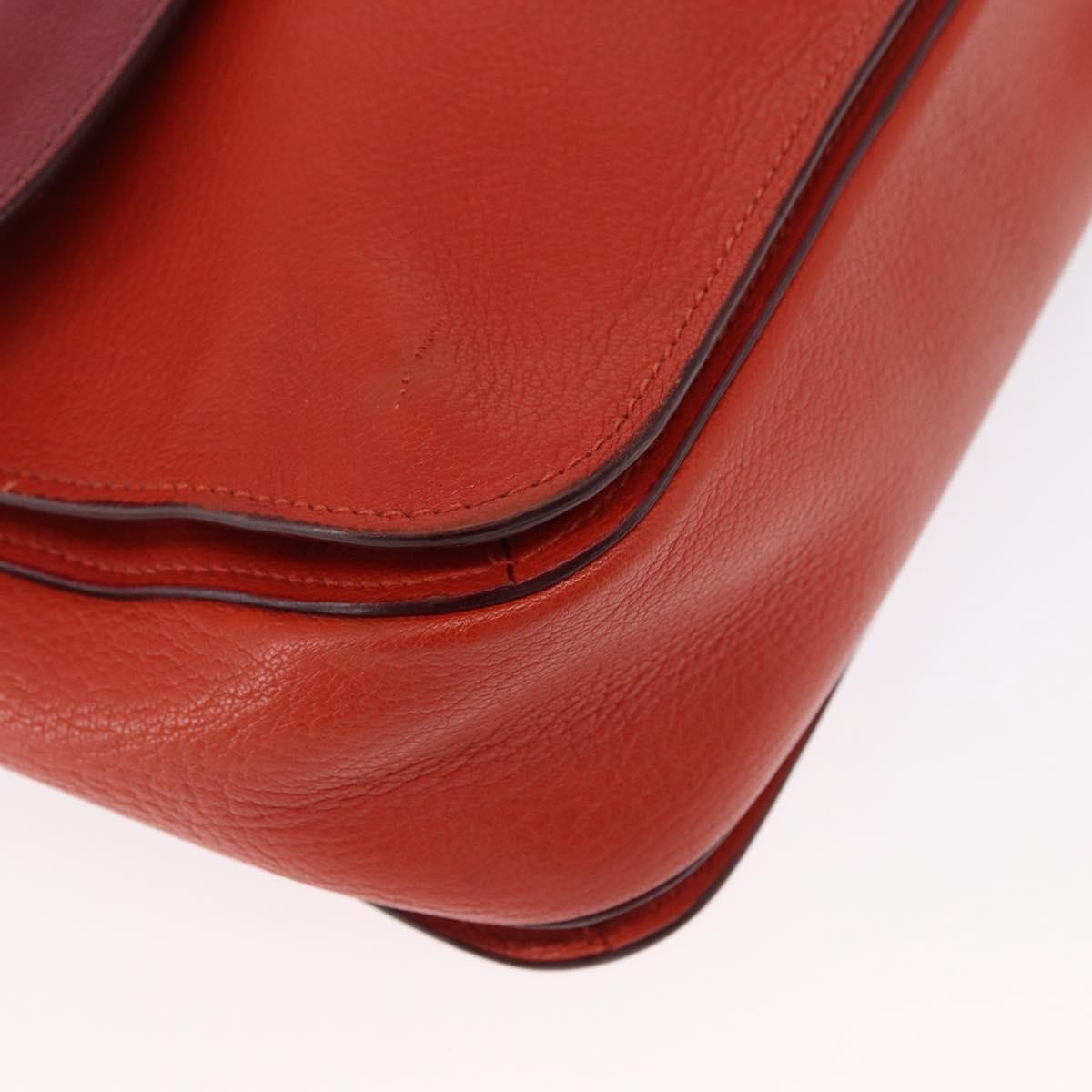 Miu Miu Madras Top Handle Bag Leather, RED, LEATHER, Handbag