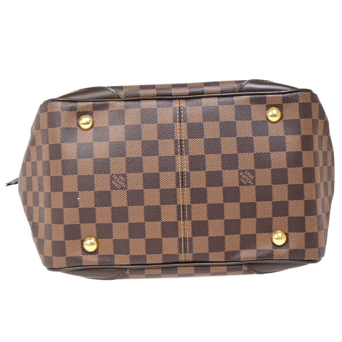 Louis Vuitton Verona Handbag Damier, BROWN, CANVAS, Shoulder bag