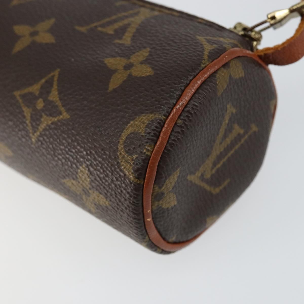 Louis Vuitton Papillon Pochette Monogram Canvas, BROWN, CANVAS, Handbag