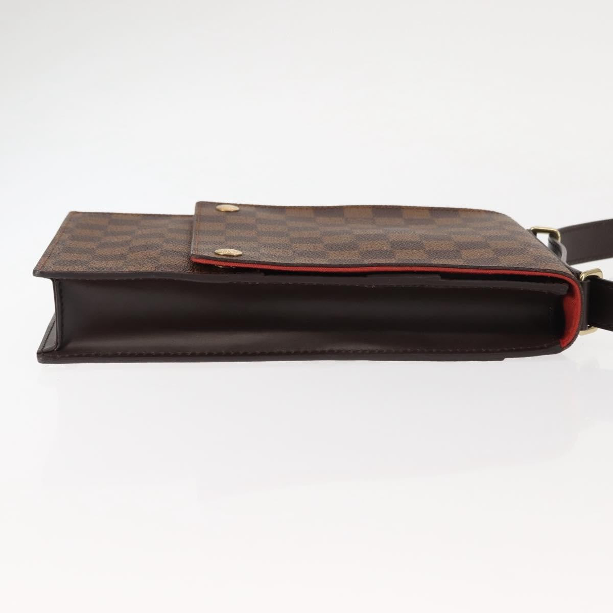 Louis Vuitton Portobello Messenger Damier, Brown, Canvas, Shoulder Bag